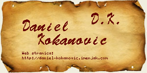Daniel Kokanović vizit kartica